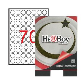 Herboy HB-1125 25 mm Beyaz Lazer Etiket