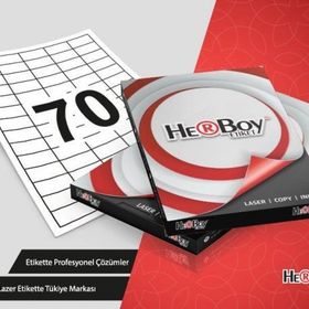 Herboy HB-1270 20x40 mm Laser Etiket