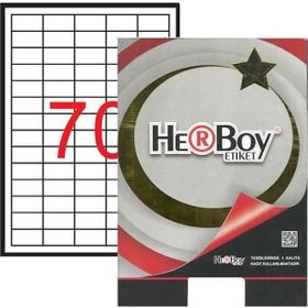 Herboy HB-1270 20x40 mm Laser Etiket