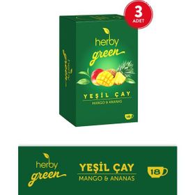Herby 18'li Mango ve Ananas Yeşil Çay