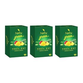 Herby 18'li Mango ve Ananas Yeşil Çay