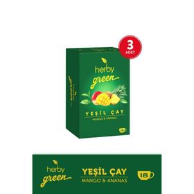 Herby 18'li Mango ve Ananas Yeşil Çay