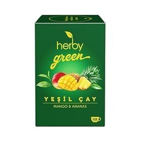 Herby 18'li Mango ve Ananas Yeşil Çay