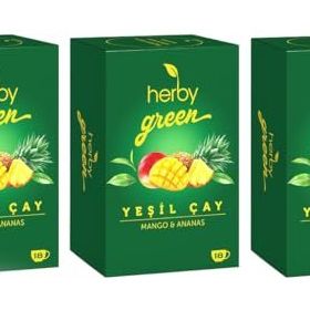 Herby 18'li Mango ve Ananas Yeşil Çay