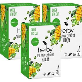 Herby 3'lü Yeşil Kahve Çekirdekli Fit Çay