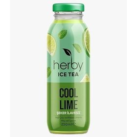 Herby Şeker İlavesiz 250 ml Cool Lime Soğuk Çay (12 adet)