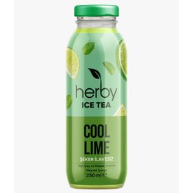 Herby Şeker İlavesiz 250 ml Cool Lime Soğuk Çay (12 adet)