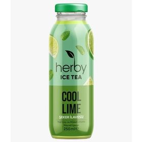 Herby Şeker İlavesiz 250 ml Cool Lime Soğuk Çay (12 adet)