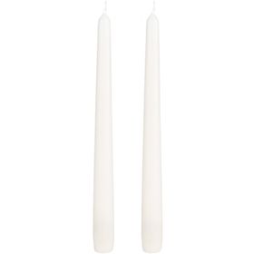 Herdekora 2'li Paket Beyaz 25 cm Şamdan Mumu