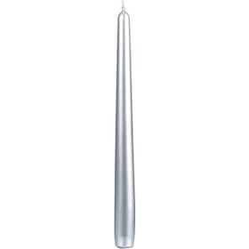 Herdekora Lame Gümüş 25 cm Şamdan Mumu
