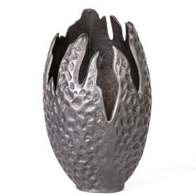 Herdekora Metal Dekoratif Siyah 17x17x28 cm Vazo