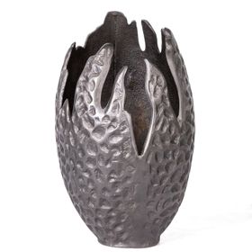 Herdekora Metal Dekoratif Siyah 17x17x28 cm Vazo