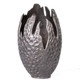Herdekora Metal Dekoratif Siyah 17x17x28 cm Vazo