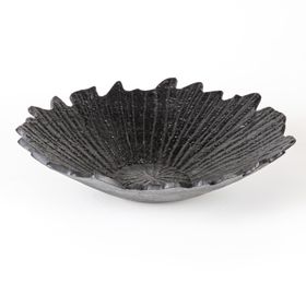 Herdekora Siyah 35x8x34 cm Dekoratif Metal Kase