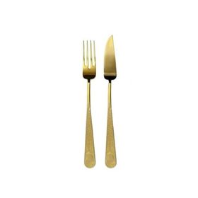 Herdmar Güell Tam Gold 24 Parça 12 Kişilik Balık Çatal Bıçak Seti