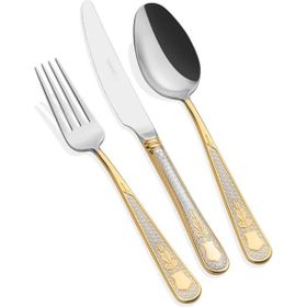 Herdmar Güell Yarı Gold 87 Parça Çatal Kaşık Bıçak Takımı