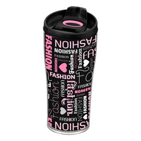 Herevin 440 ml Fashion Desenli Konik Kahve Kupası
