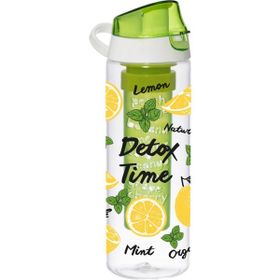 Herevin Como Kapak Tropic Limon Baskılı İnfuserli Detox Matara