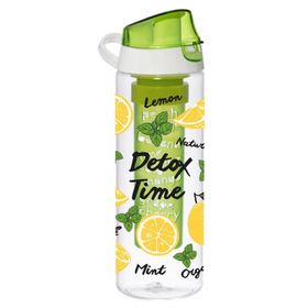 Herevin Como Kapak Tropic Limon Baskılı İnfuserli Detox Matara
