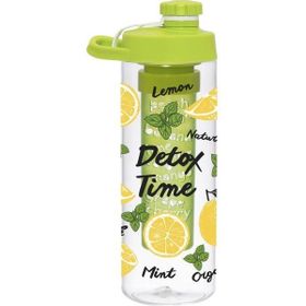 Herevin Como Kapak Tropic Limon Baskılı İnfuserli Detox Matara