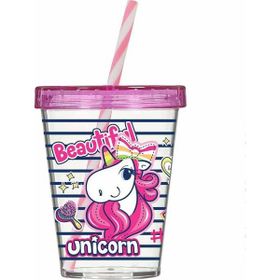 Herevin Looney Tunes Desenli 450 ml Pipetli Bardak