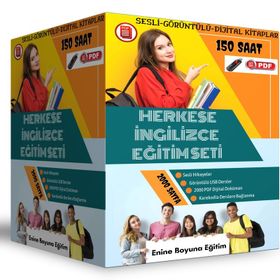Herkese İngilizce Eğitim Seti 150 Saat Anlatım Enine Boyuna Eğitim