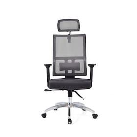 Herkese Mobilya Perla Siyah Fileli Deri Makam Koltuğu Ofis Koltuğu