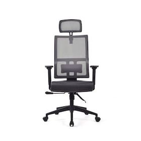 Herkese Mobilya Perla Siyah Fileli Deri Pls Makam Koltuğu Ofis Koltuğu