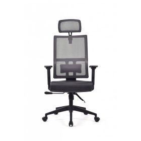 Herkese Mobilya Perla Siyah Fileli Deri Pls Makam Koltuğu Ofis Koltuğu