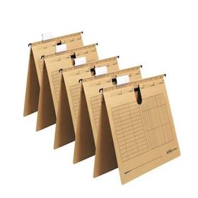Herlitz 5874 Bej 5'li Askılı Dosya Telli