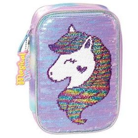 Herlitz FTMP-CP02 Pullu Unicorn Desenli Kalem Kutusu