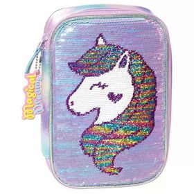 Herlitz FTMP-CP02 Pullu Unicorn Desenli Kalem Kutusu