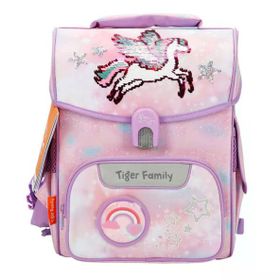 Herlitz TGJL-075A Unicorn Desenli Pembe Mor Okul Çantası