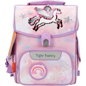 Herlitz TGJL-075A Unicorn Desenli Pembe Mor Okul Çantası