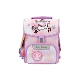 Herlitz TGJL-075A Unicorn Desenli Pembe Mor Okul Çantası