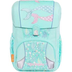 Herlitz TGJP-006A Yeşil Deniz Kızı Kuyruğu Desenli Okul Çantası