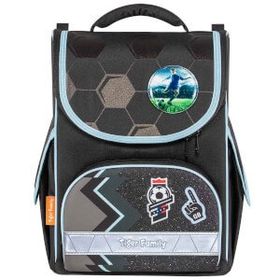 Herlitz TGNT-005A Top Desenli Siyah Okul Çantası
