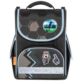 Herlitz TGNT-005A Top Desenli Siyah Okul Çantası