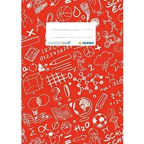 Herma 19414 DIN A5 Kırmızı 10'lu Defter Kılıfı