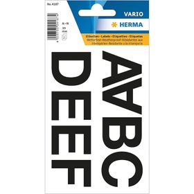Herma 4187 Siyah 25 mm Harf Rakam Etiketler