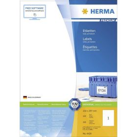 Herma A4 210x297 cm Beyaz Kuyumcu Etiketi
