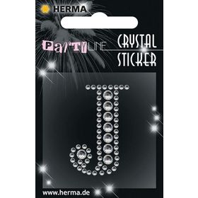 Herma Harf J Kristal Etiket