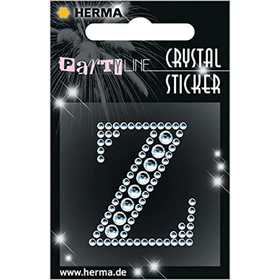 Herma Harf Z Kristal Etiket