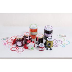 HERMA Home 70 mm Pembe Kavanoz Etiketi