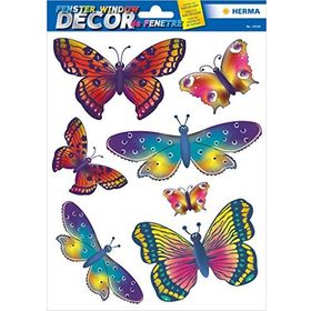 Herma Kelebek Window Decor Cam Yüzey Etiket
