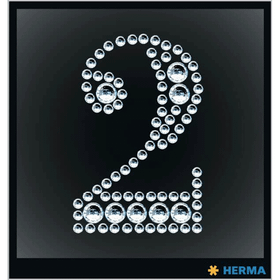 Herma Sayı 2 Kristal Etiket