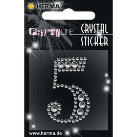 Herma Sayı 5 Kristal Etiket