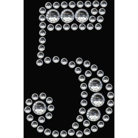 Herma Sayı 5 Kristal Etiket