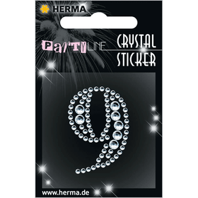 Herma Sayı 9 Kristal Etiket