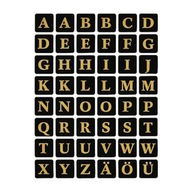 Herma Vario A-Z Siyah-Altın 13x13 mm Harf Etiket